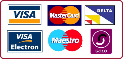 major credit cards accepted. ALL MAJOR CREDIT CARDS